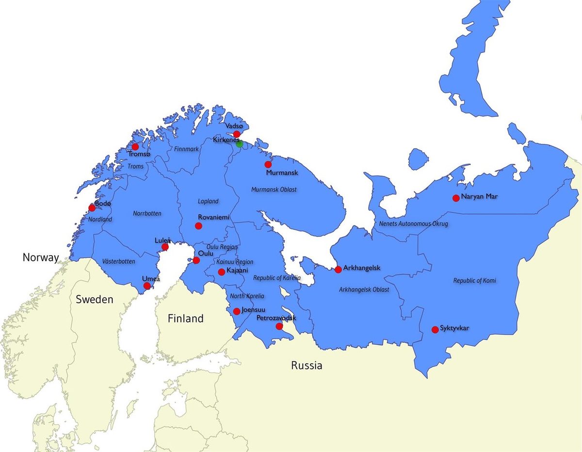 Мурманск и норвегия в одном