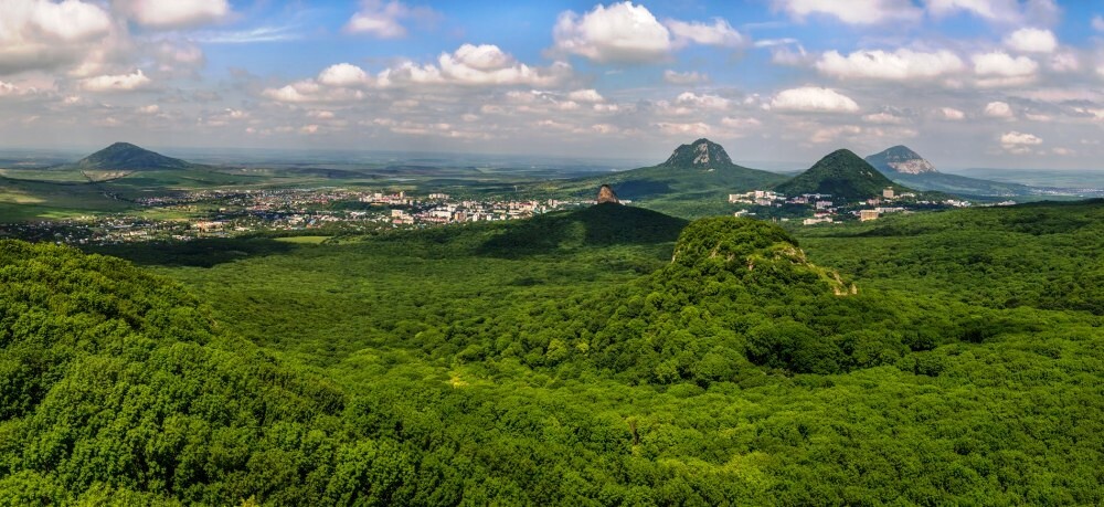 Высота горы Машук и Бештау