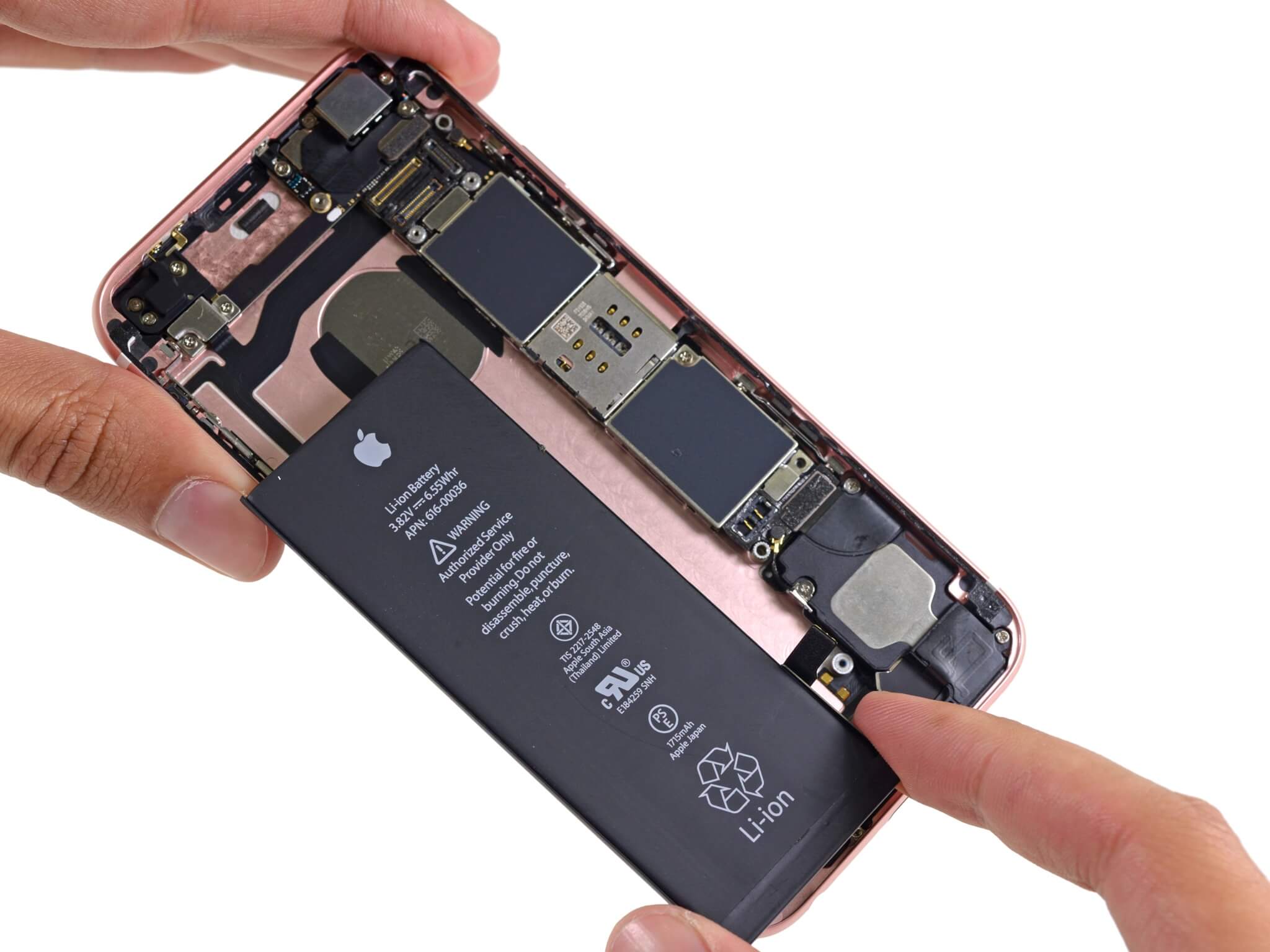 Замена аккумулятора / батареи в iPhone 5