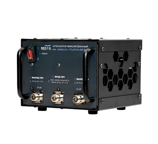 Купить фиксированный ВЧ/СВЧ аттенюатор 300 Вт 50 Ом. Производство Россия.