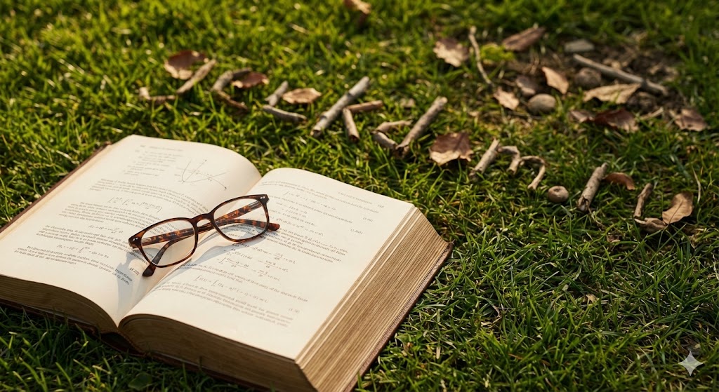 Международный день математики открытая книга на траве