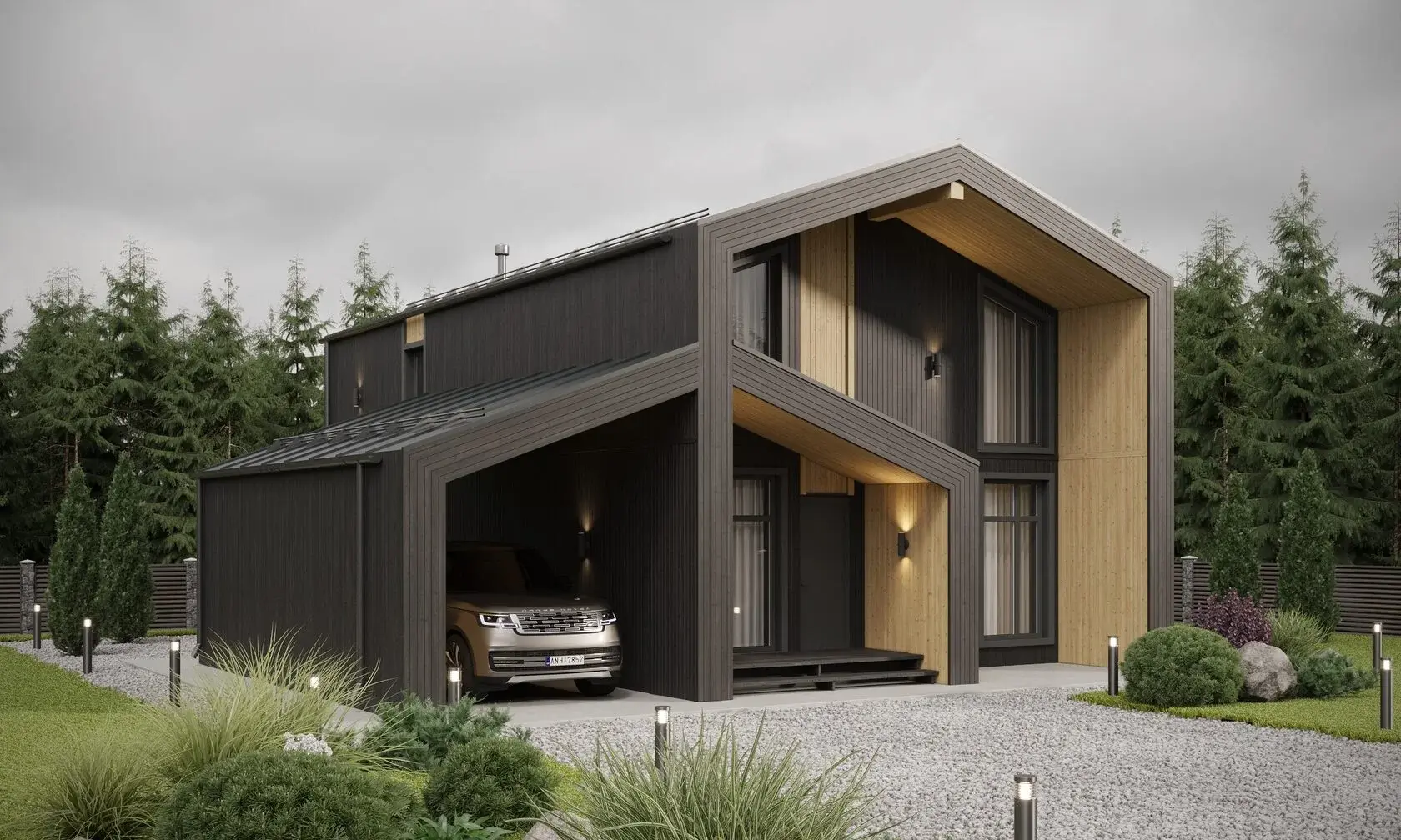 МИДЛ — проект дома PREFAB9
