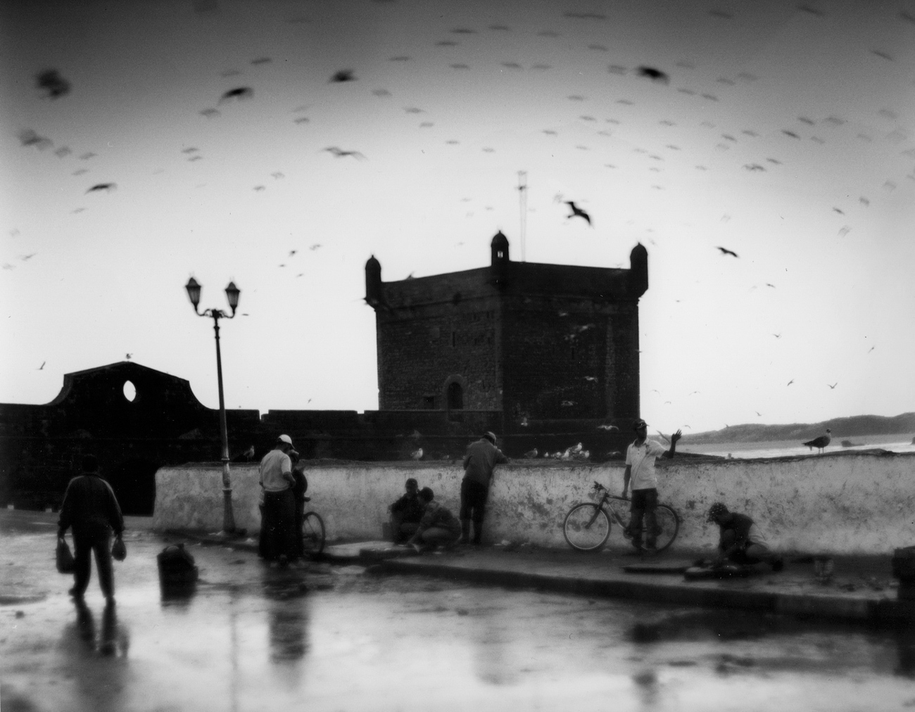 Skala de la Ville. Essaouirа. Morocco. 2007–2011. BW Negative 4×5 inch.