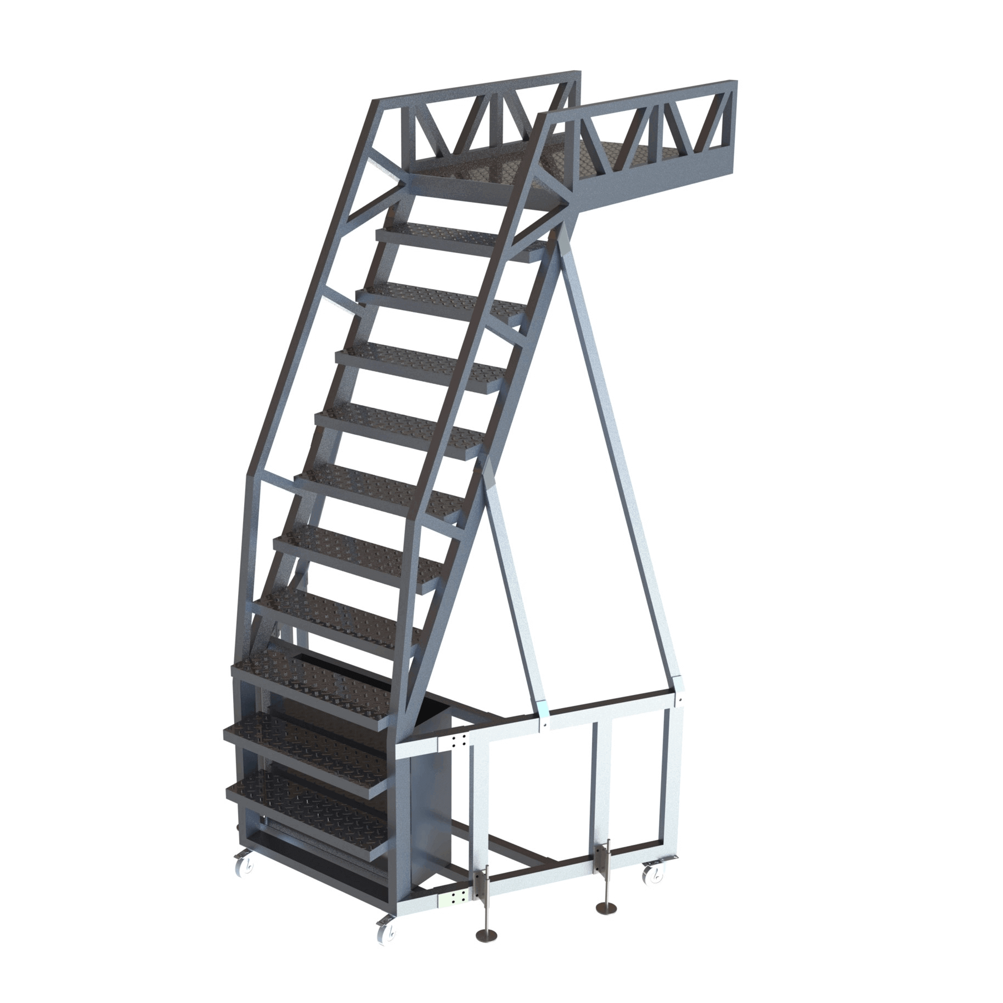 Передвижная лестница с платформой ЛР 6.1. Terzo Ladder 3d model. Лестница terzo 3d model. Лестница ЛГФ 60-36.7.