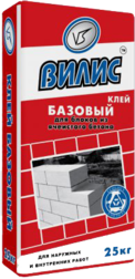 клей для ячеистых блоков ВИЛИС базовый