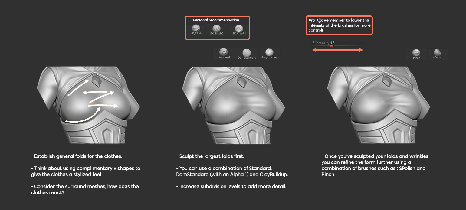 zbrush clothing add thickness