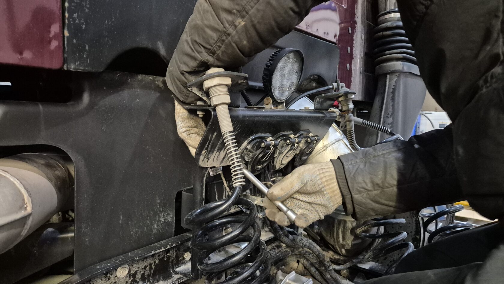 Ремонт розетки ABS МАЗ