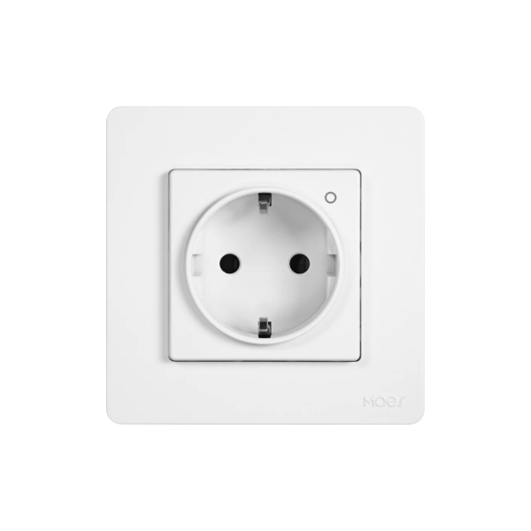 Умная розетка MOES Star Ring ZigBee 16А, белая