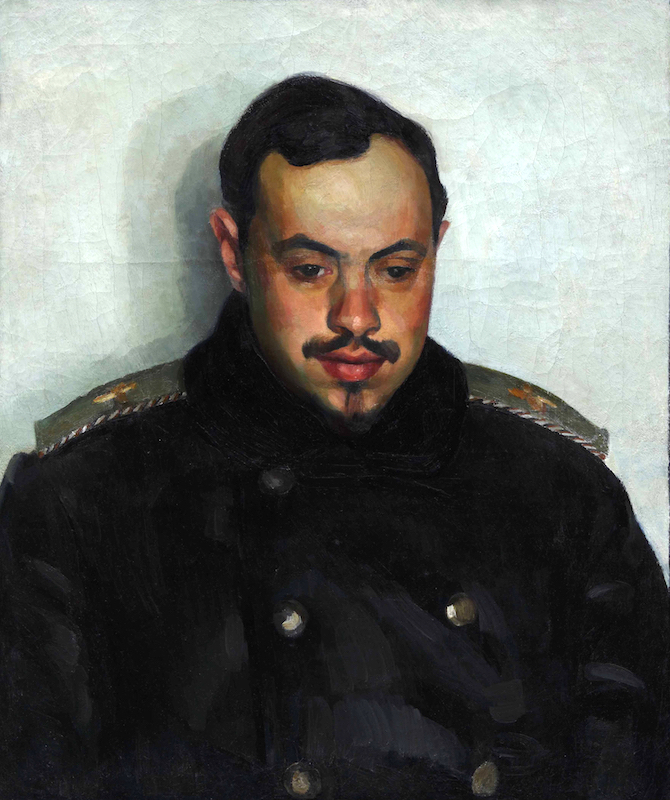 Верейский Г.С. Портрет Ф.Р. Дунаевского (в форме летчика-наблюдателя). 1910-е