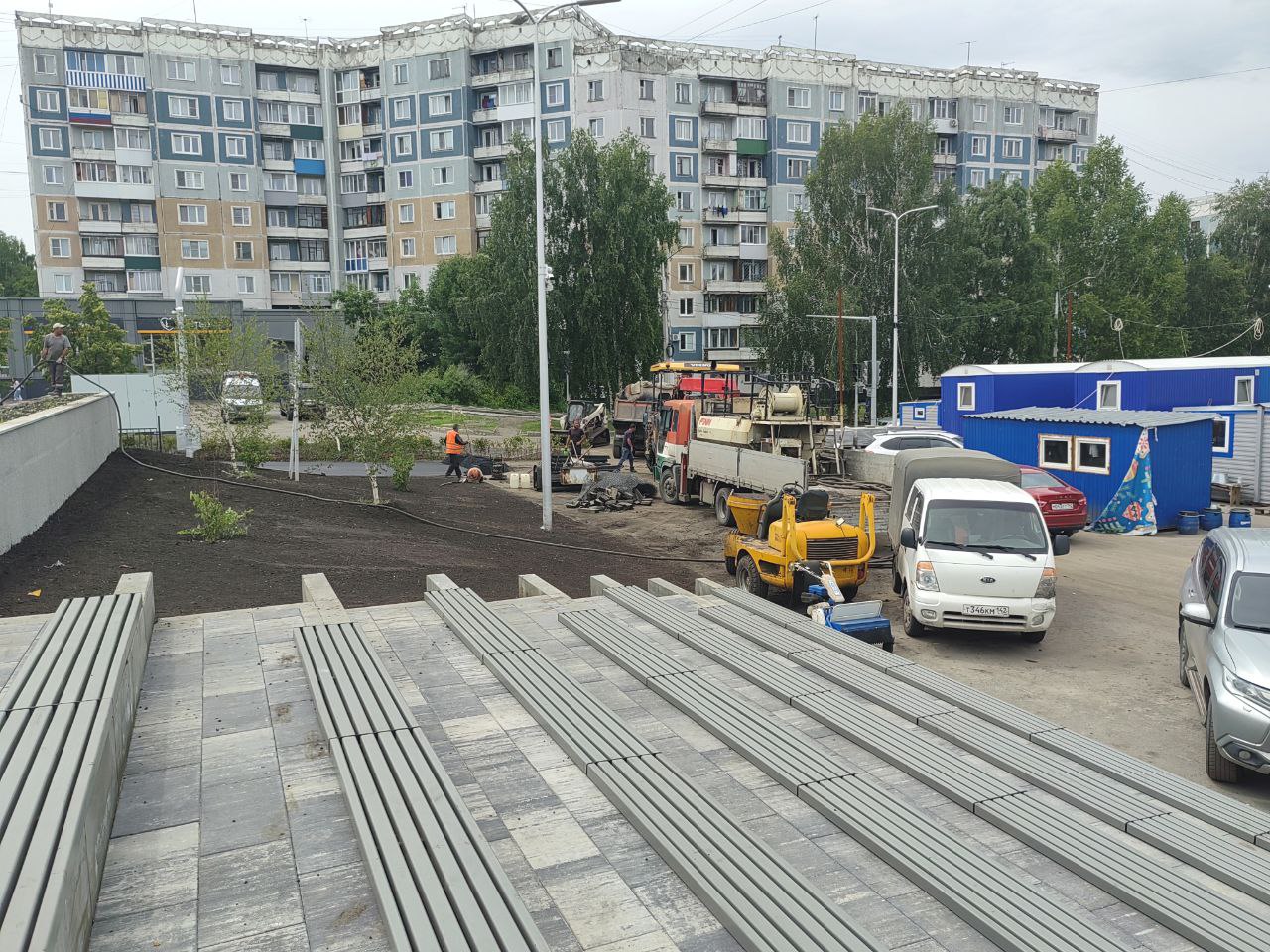 На площади защитников Донбасса в Новокузнецке почти завершены все работы -  Татьяна Вишневская