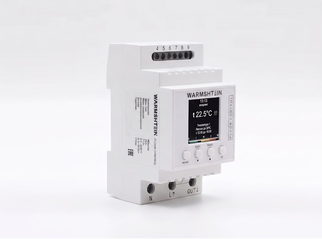 Warmshtein Floor Control 32A крупным планом