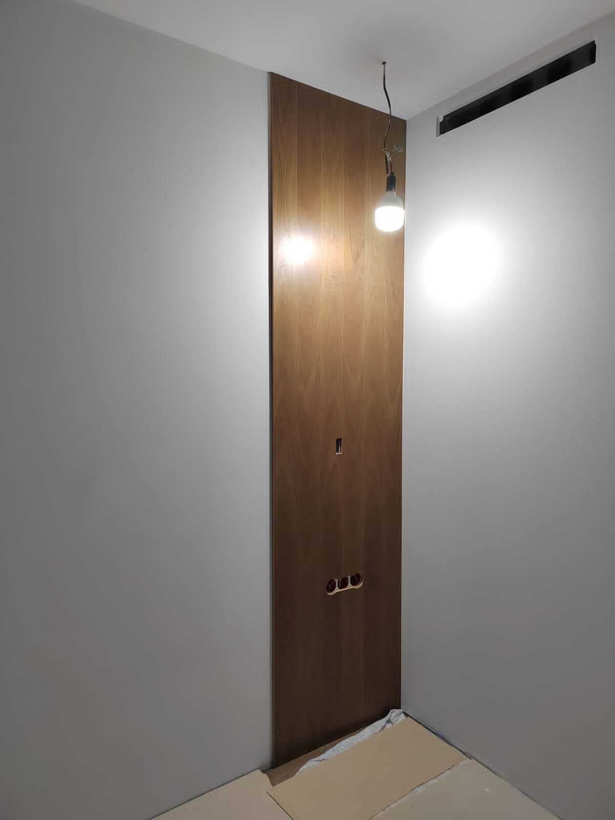 Панели из МДФ в шпоне американский орех