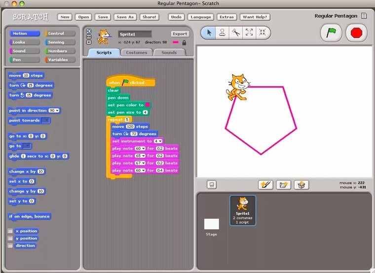 Онлайн курсы Scratch программирования детям