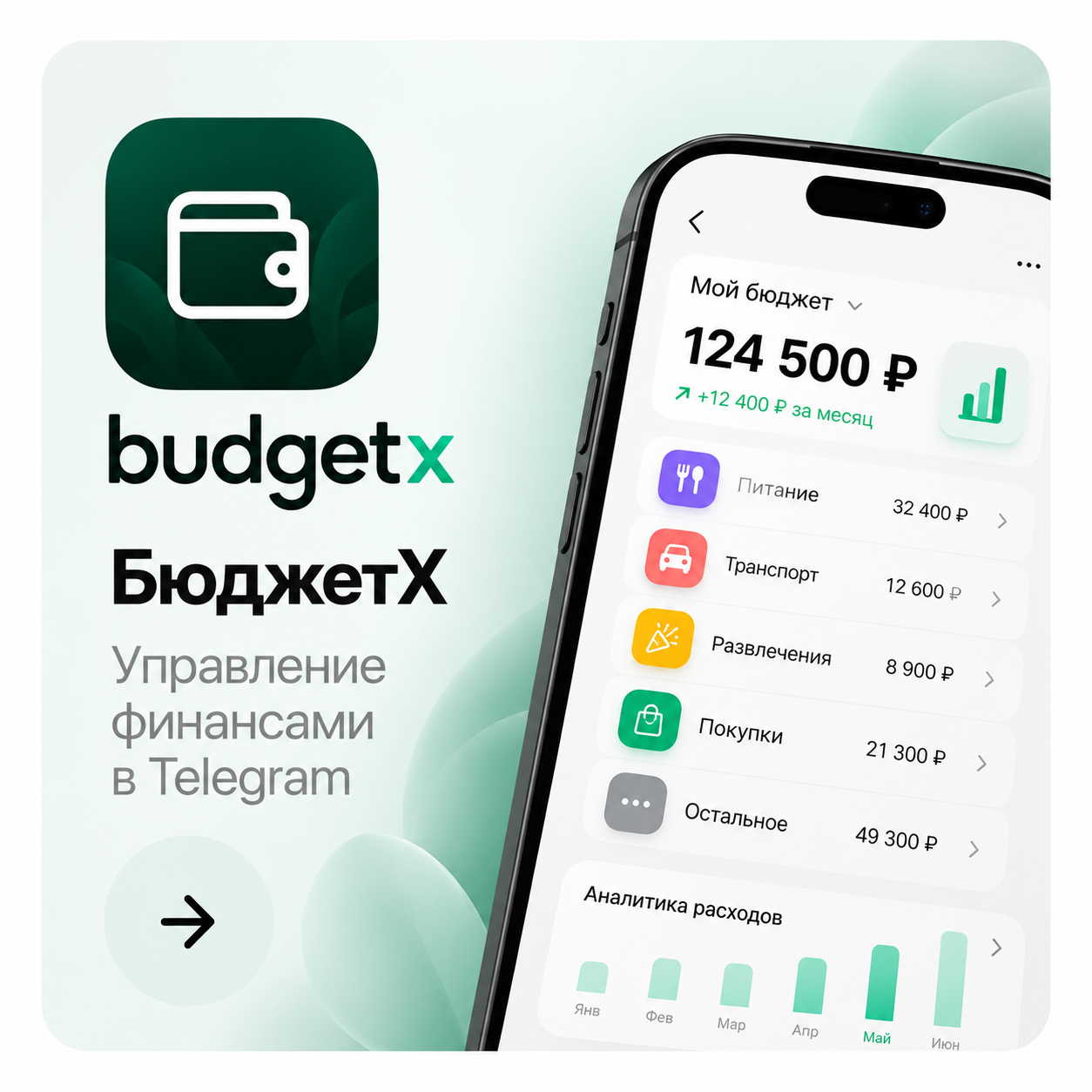 БюджетX — управление финансами
