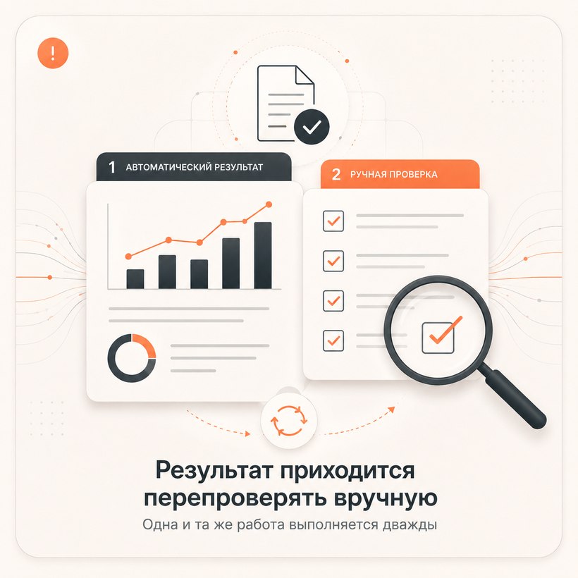 Ручная перепроверка результата