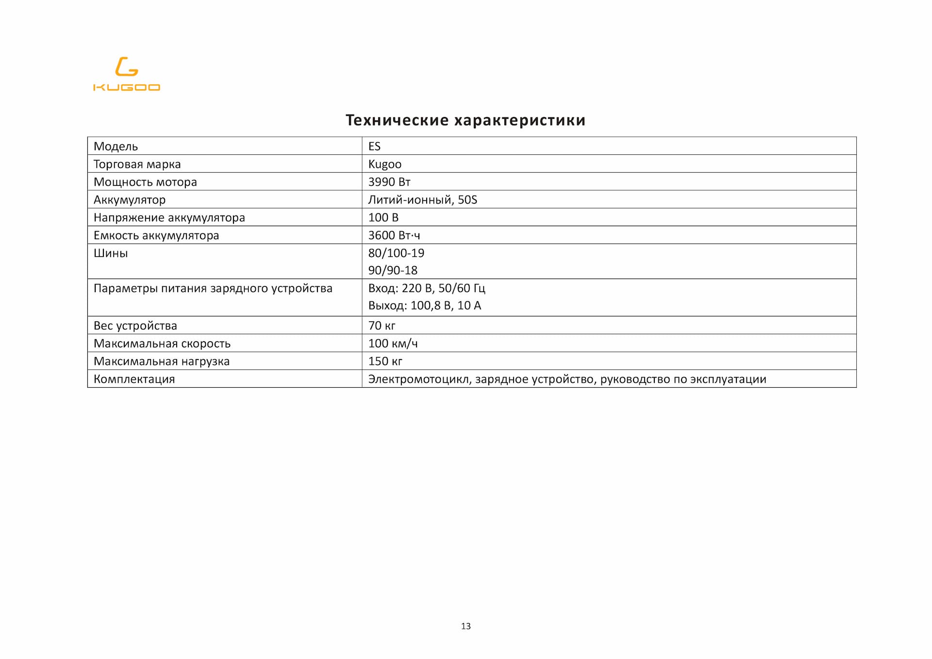 Инструкция к электропитбайку Kugoo ES
