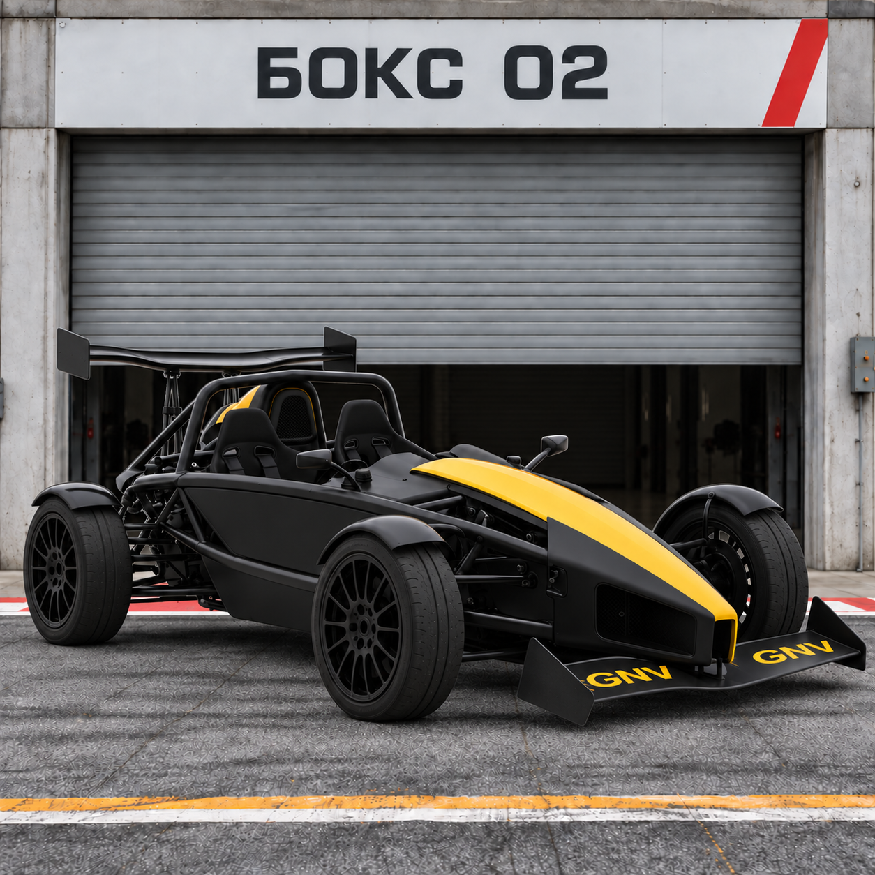 Ariel Atom у пит-бокса