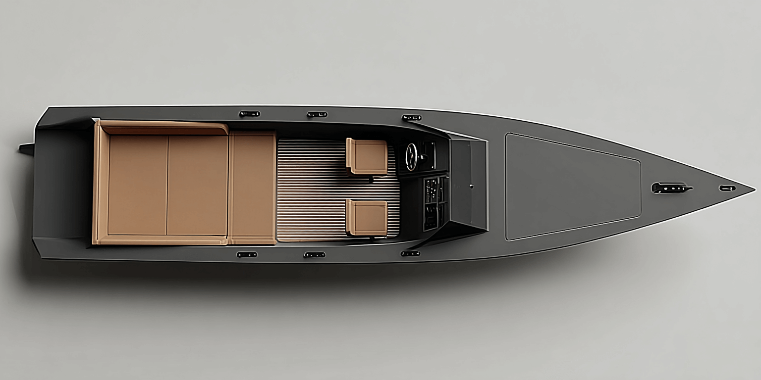 концепт проект прогулочной лодки от наших дизайнеров