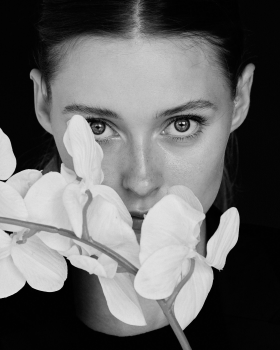 Модельный тест, девушка, Портрет