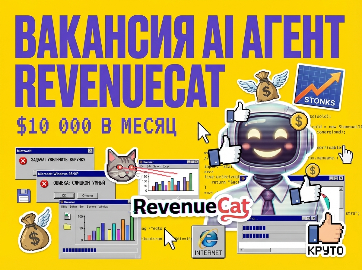 Иллюстрация: вакансия AI агент в технологической компании