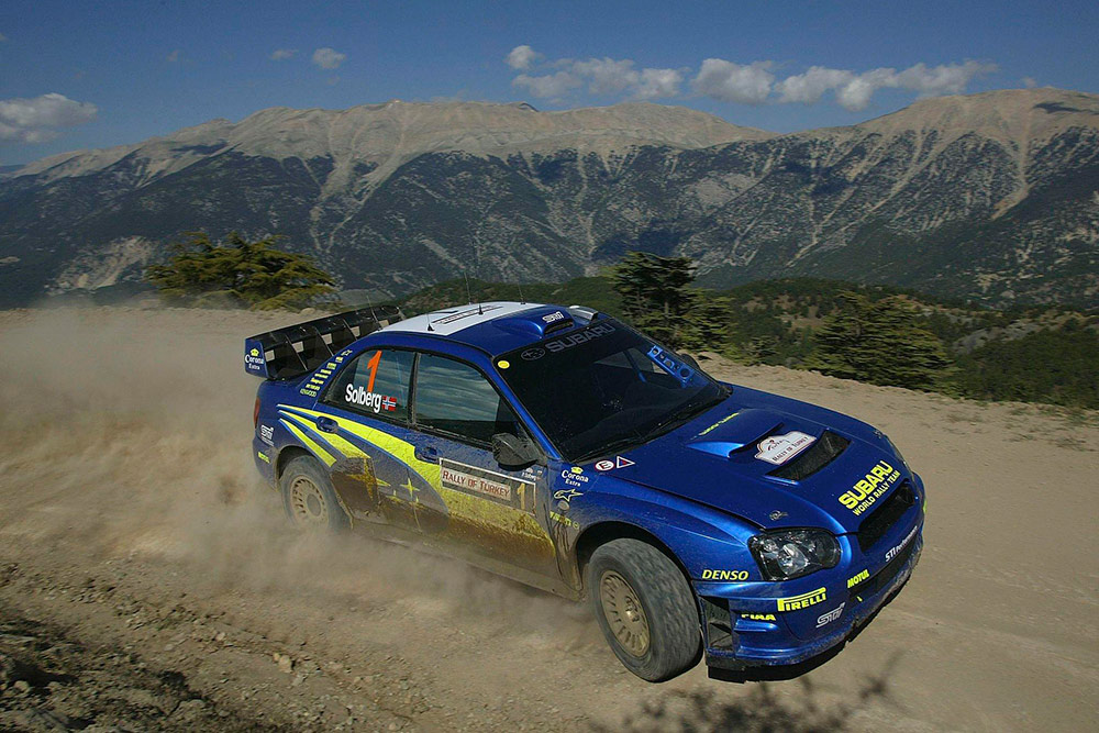 Петтер Сольберг и Фил Миллз, Subaru Impreza S10 WRC '04 (555 WRC), ралли Турция 2004