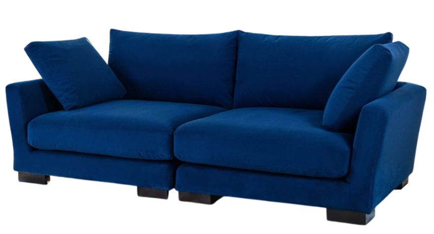 двухместный диван на ножках