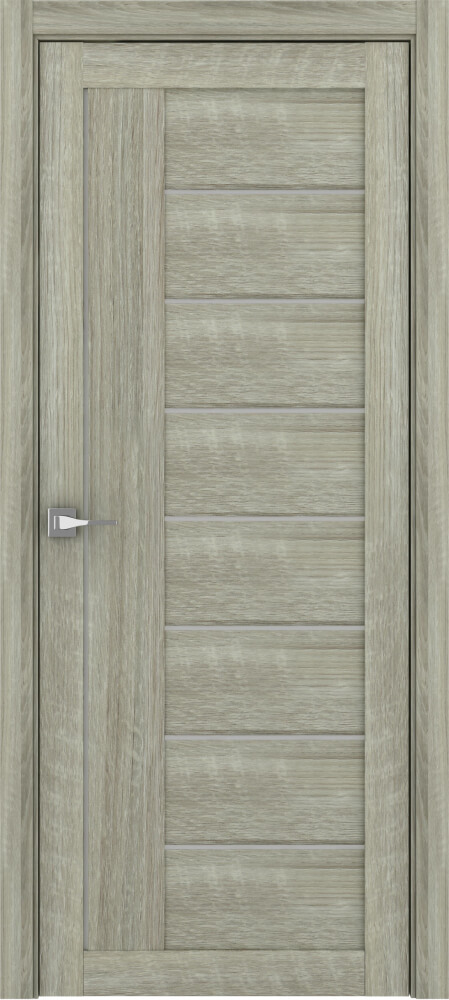 Дверь межкомнатная Eco Light 2110 (ПДО) цвет Велюр Серый