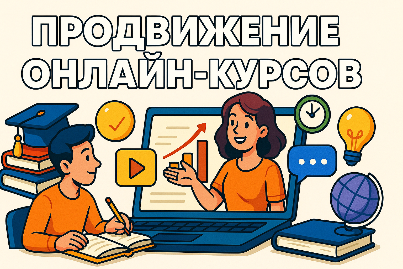 продвижение и реклама курсов онлайн и офлайн