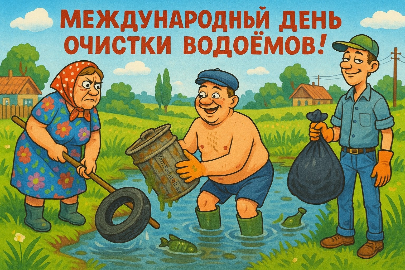 Международный день очистки водоёмов – карточка