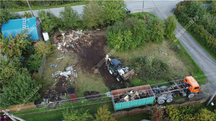 Демонтажные работы при работах по расчистке участка под ключ в спб и области демонтаж под ключ цена