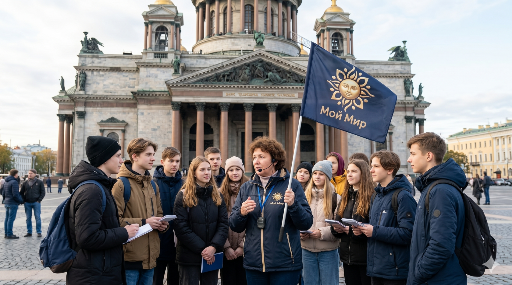 Школьники на экскурсии