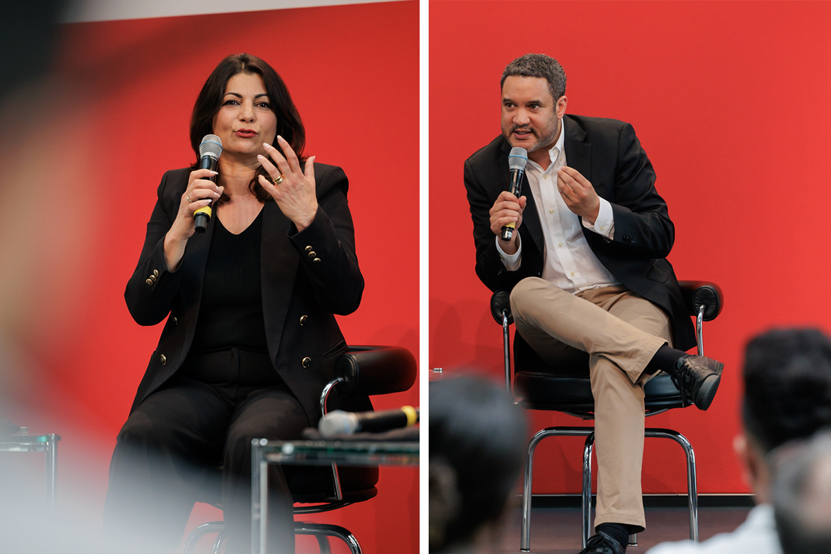 podium diskussion