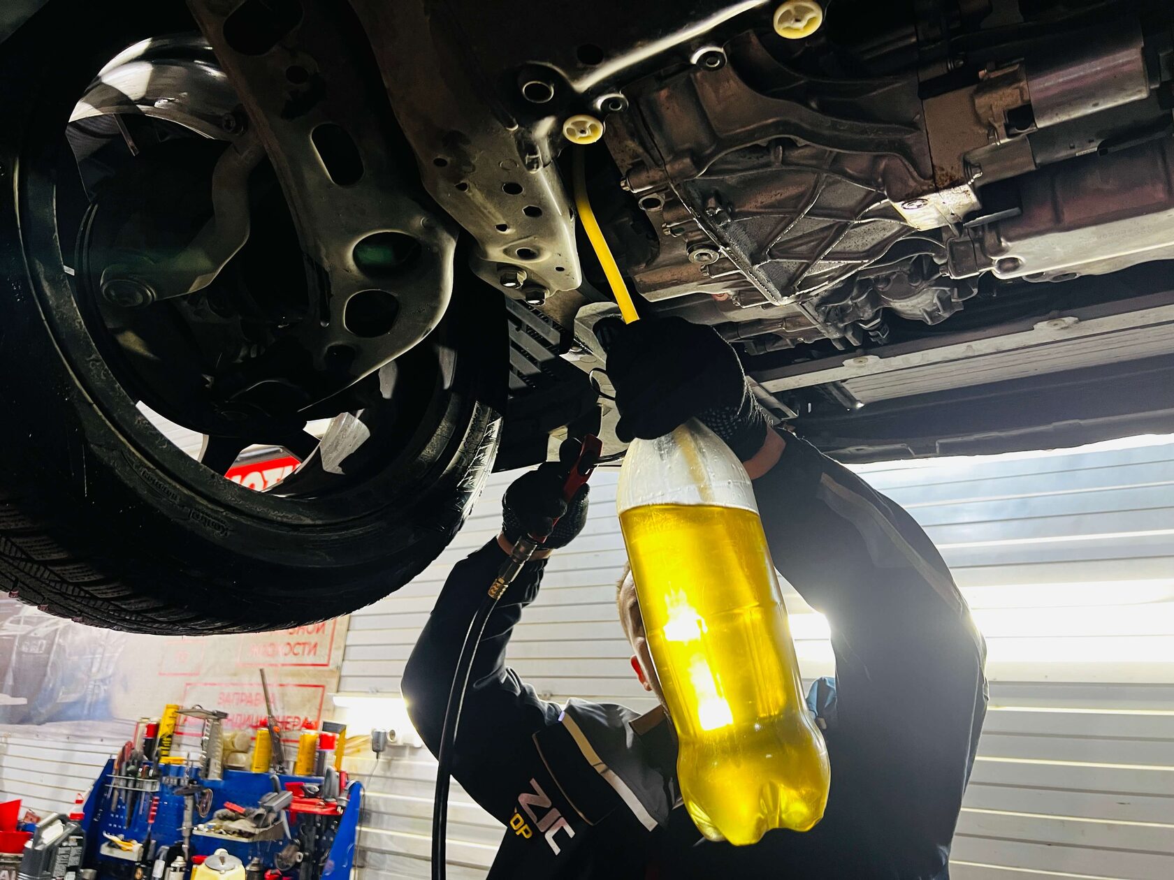 Закачка масла в Getrag 7DCT300