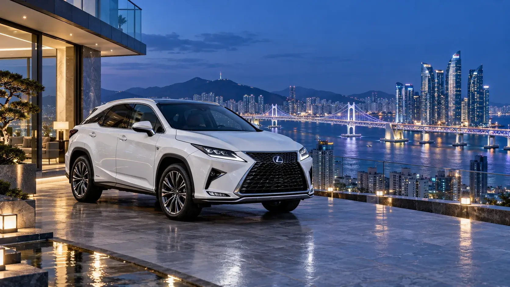 Lexus RX — концептуальная автомобильная фотография