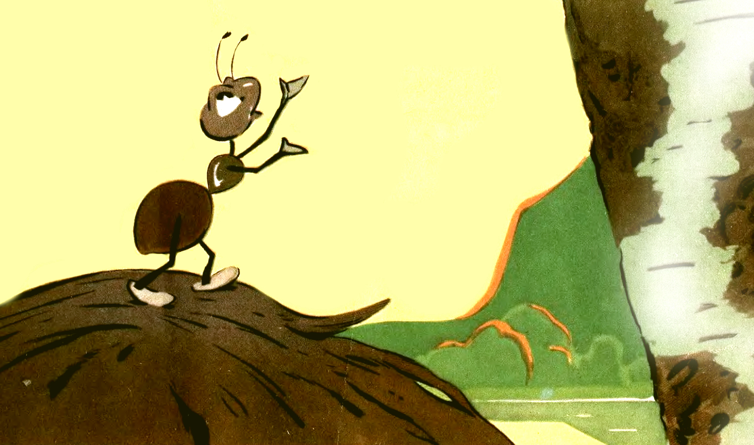 Муравьишка-хвастунишка сказка по мотивам В. Бианки 1963г. читать ...