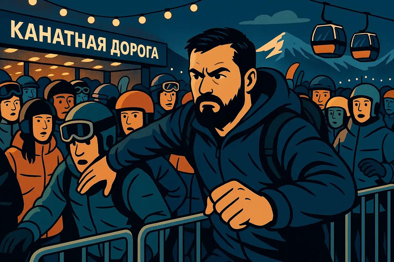 Главная угроза на Розе Хутор