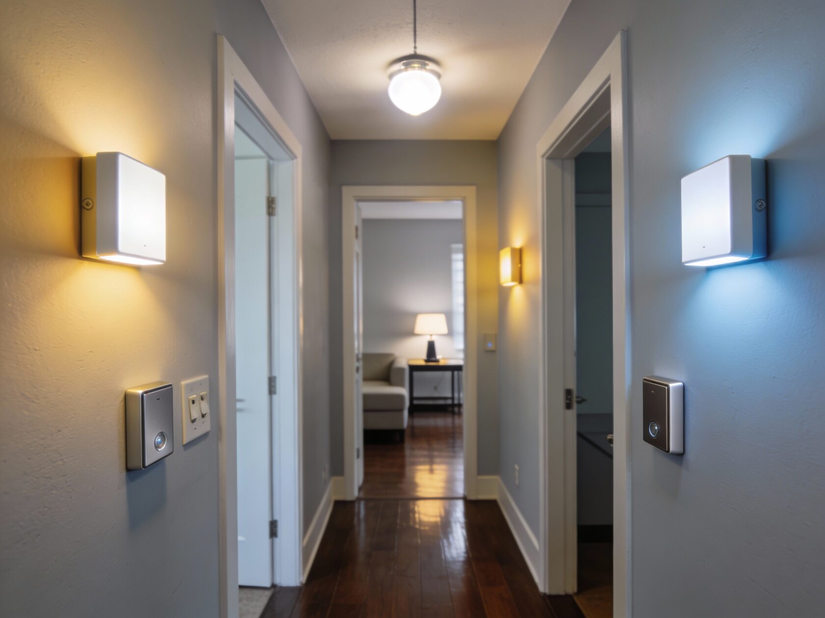 Умные лампочки и датчики движения