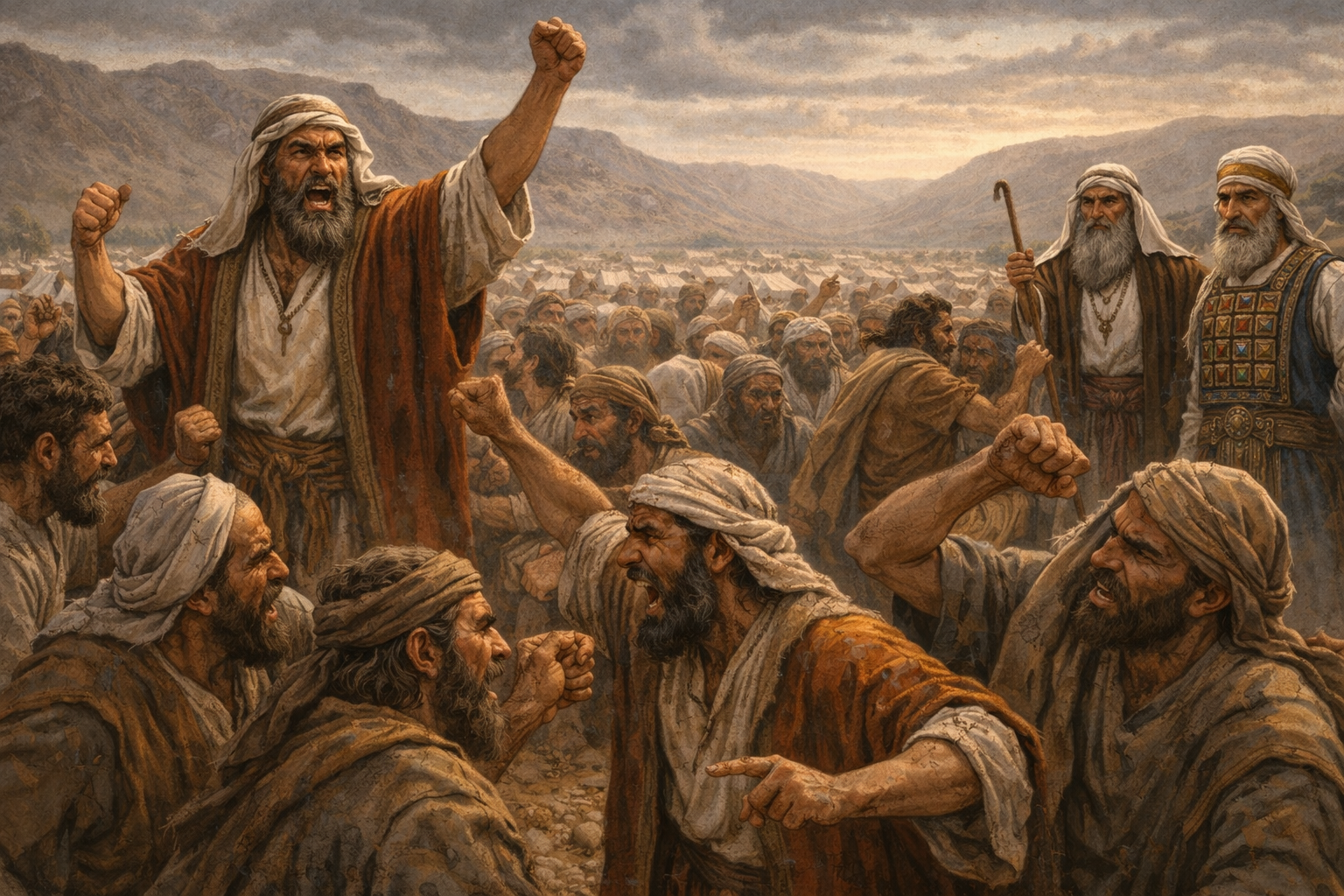 В главе Корах рассказывается о том, как один человек, Корах, спровоцировал махлокет, что по-еврейски означает не просто спор, а глубокие раздоры, распри, разрушительные конфликты.