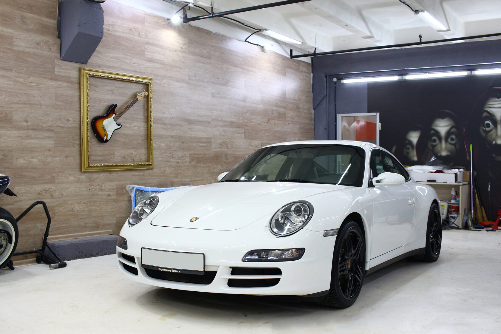 Porsche 911 Carrera 4S, детейлинг, реставрация, покраска кожи, полирвока фар, детейлинг центр москва