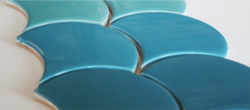 Керамическая плитка ручной работы необычной формы