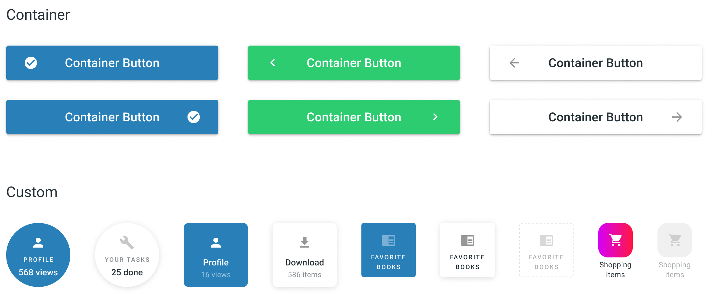 UI cheat sheet: buttons. My favourite design element is the…