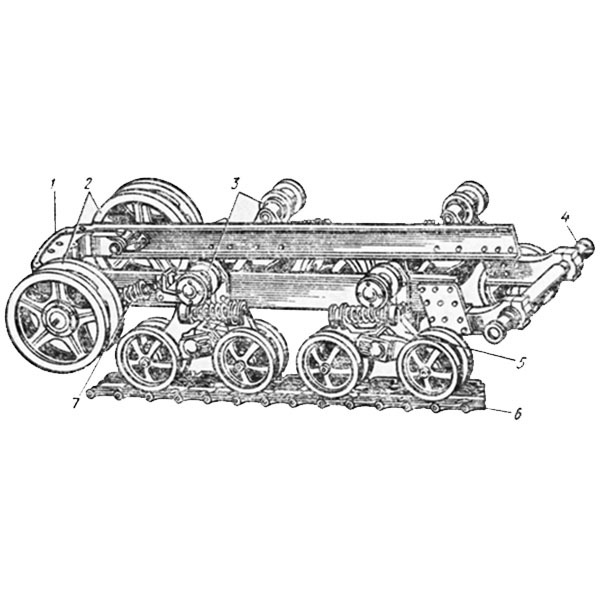 Гусеница дт 75 чертеж