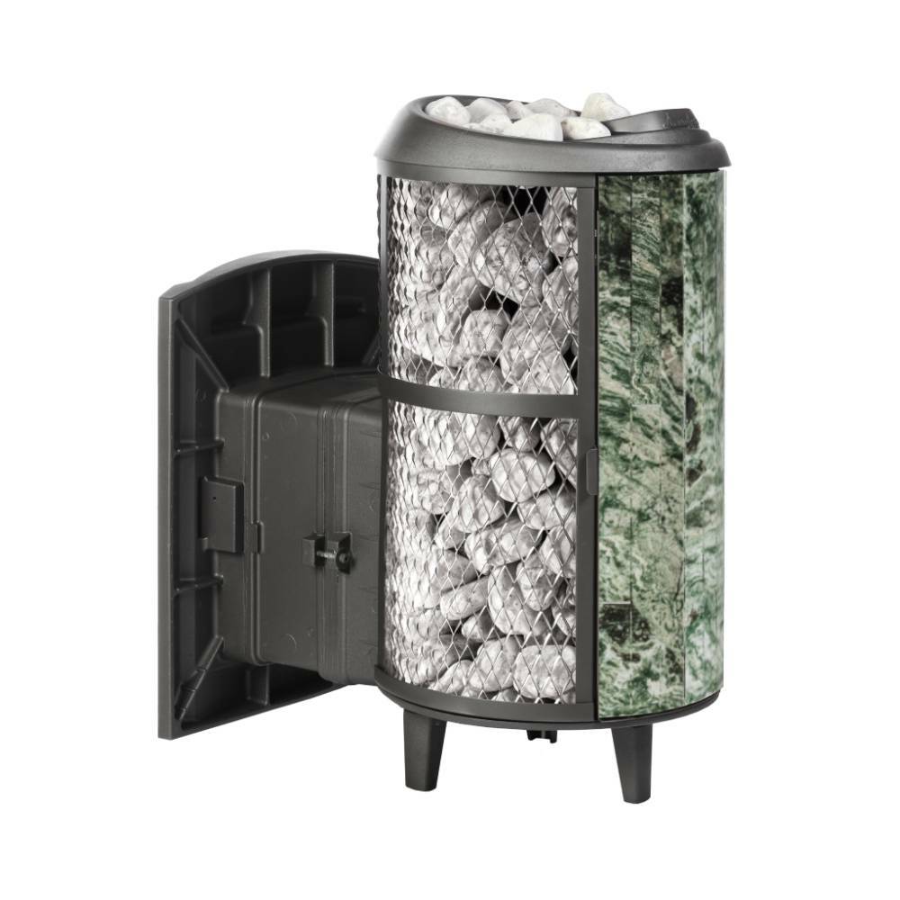 Печь банная «Атмосфера L» с комбинированной облицовкой «Жадеит ...