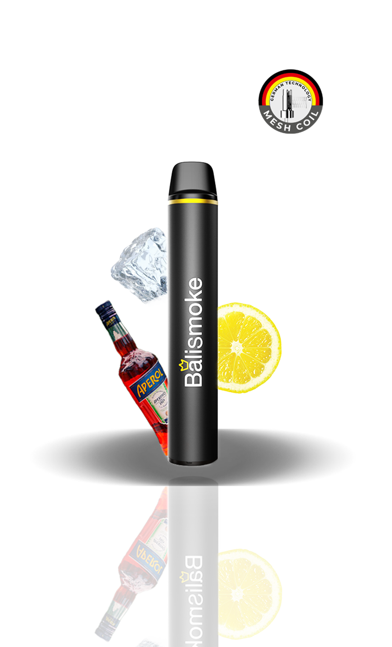 Electronic cigarettes with the taste of Aperol Spritz