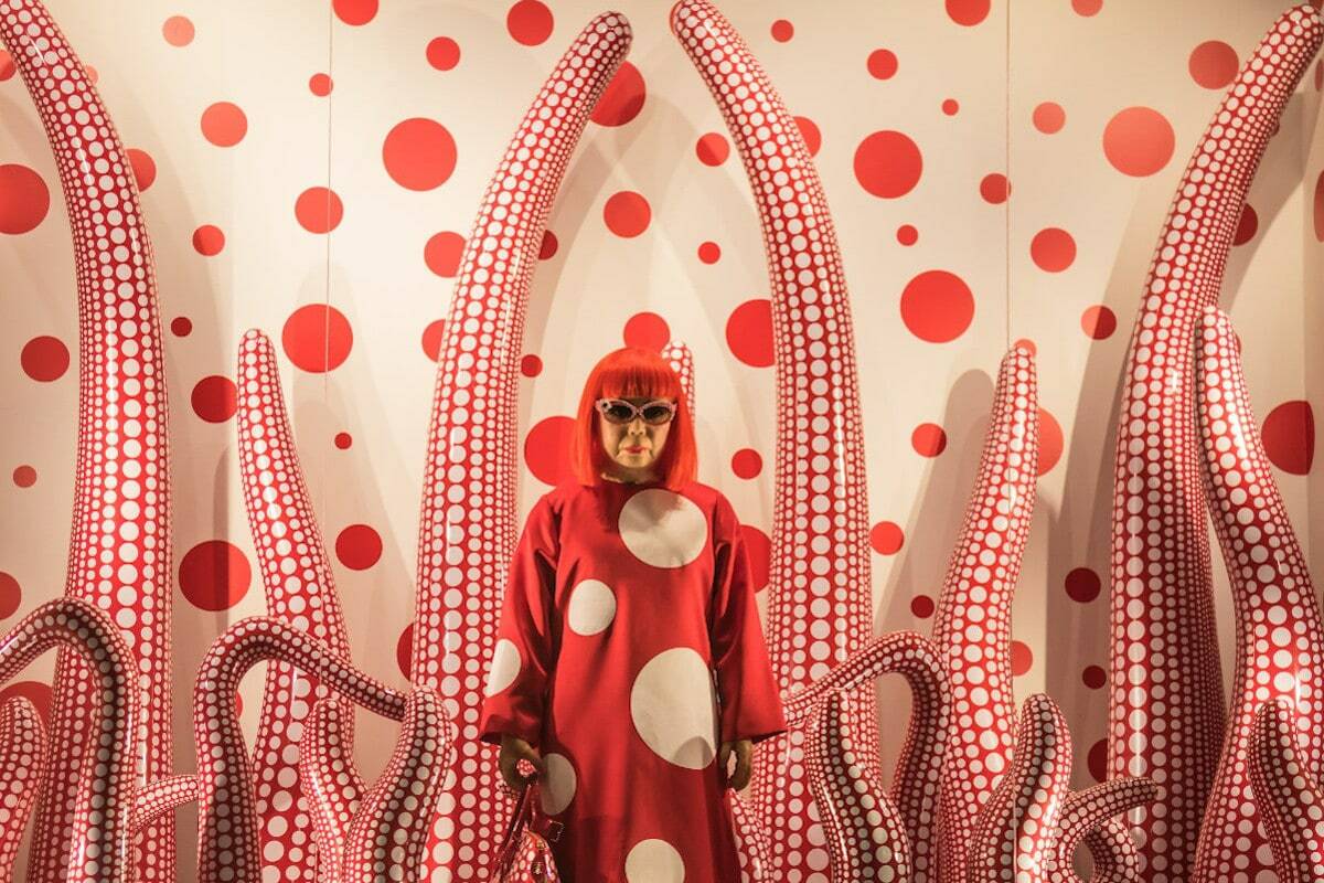 Explore the life and art of Yayoi Kusama, 'the princess of polka