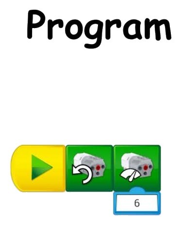 Программа для модели «Велосипед» в блоках WeDo 2.0