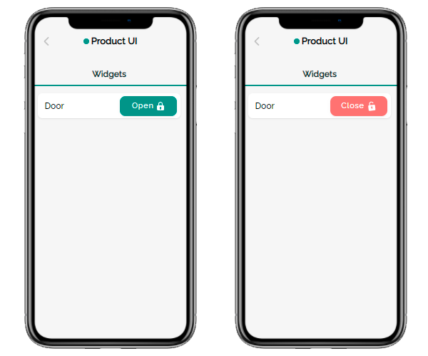 Door widget