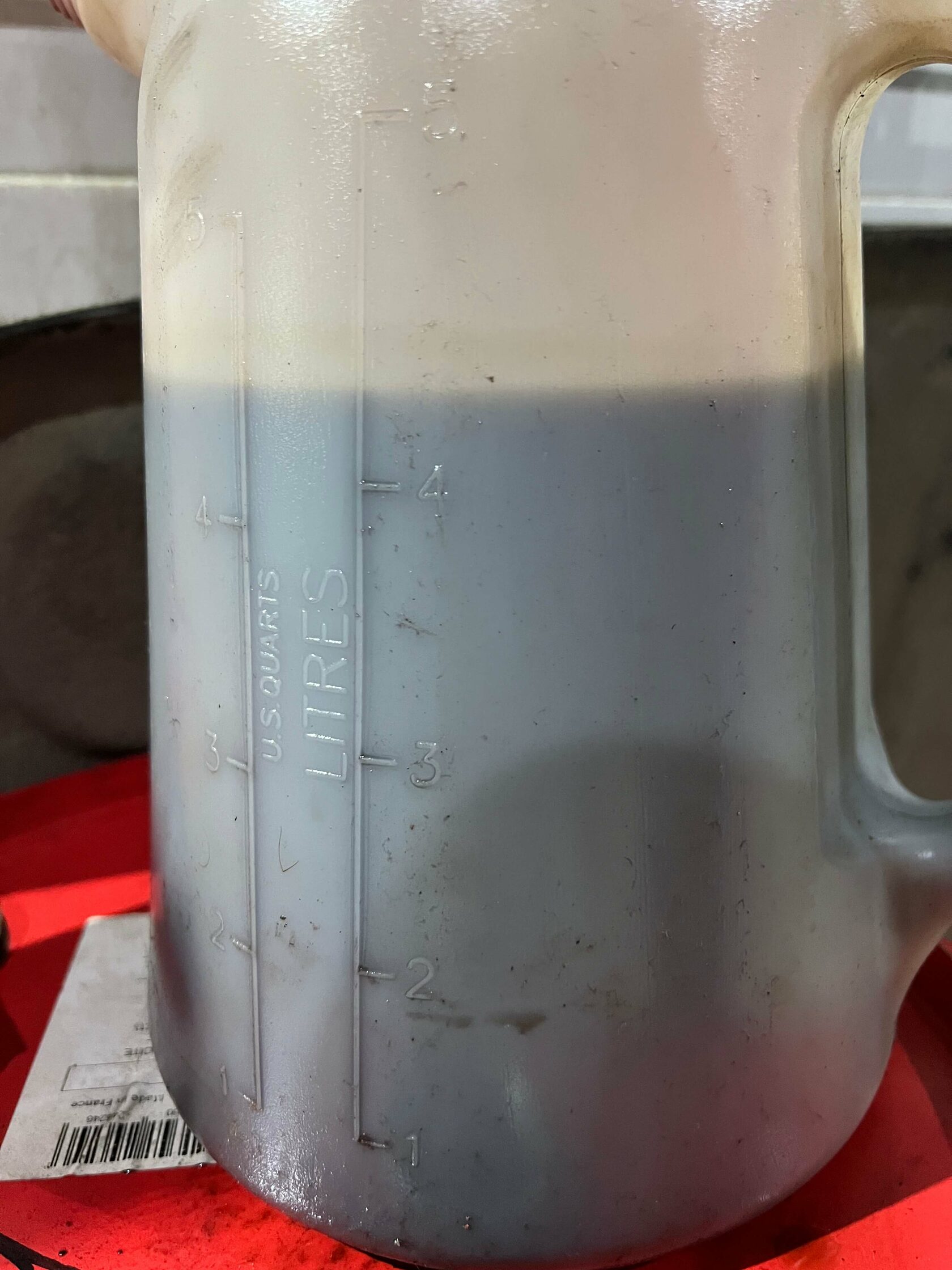 Слитое масло с вариатора Renault