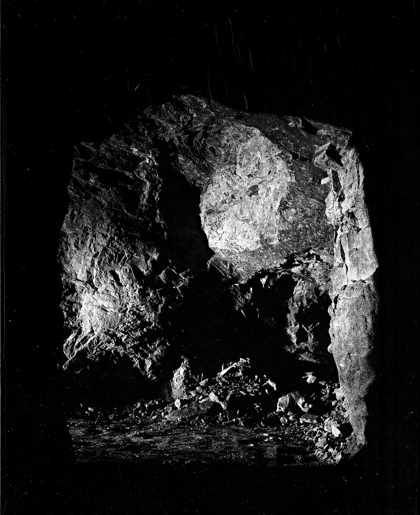 Underground Mine 2. Magnezit. Russia. 4x5 BW Negative. 2012