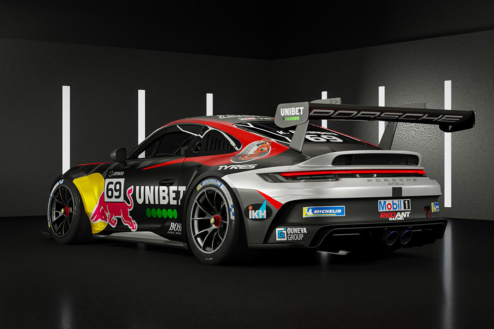 Porsche 911 GT3 Cup Калле Рованперы для выступлений в Porsche Carrera Cup Benelux